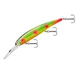 BANDIT LURES Multi-Species Minnow Jerkbait Glowing Fishing Lure, Fishing Accessories, Excellent for Bass and Walleye, 4 5/8", 3/4 oz, Candy Slush