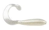 Bobby Garland Hyper Grub Curly-Tail Swim-Bait Crappie Fishing Lure, Accessories for Freshwater Fishing, 2", Pack of 18, Pearl White