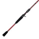 Ugly Stik 7’ Carbon Casting Rod, One Piece Casting Rod, 12-20lb Line Rating, Medium Heavy Rod Power, Fast Action, 1/4-1 oz. Lure Rating, Red