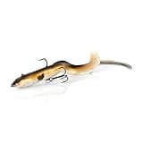 Savage Gear Real EEL Pre-Rigged Fishing Bait, 1 1/3 oz, Olive Brown Pearl