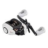 Abu Garcia Max Pro Low Profile Baitcast Reel, Size LP (1539730), 7 Stainless Steel Ball Bearings + 1 Roller Bearing, Synthetic Star Drag, Max of 15lb | 6.8kg, Left-Handed (Box)