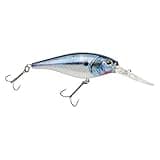 Berkley Flicker Shad Fishing Lure, HD Threadfin Shad, 5/16 oz, 2 3/4in | 7cm Crankbaits, Size, Profile and Dive Depth Imitates Real Shad, Equipped with Fusion19 Hook