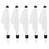 Shanrya Fishing Rod Tip Cap, Fishing Pole Tip Protection Fishing Rod Accessories 5pcs Plastic Telescopic Fishing Rod Tip Cover for Fishing Rods Sea Fishing Accessory(1#)