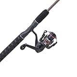 Ugly Stik GX2 Spinning Reel and 6' Fishing Rod Combo, 2-Piece, Graphite and Fiberglass Rod with Clear Tip Design