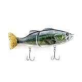 ods lure Fishing Lure Glide Bait Jointed Swimbait Artificial Fishing Bait with Hooks for Bass Trout Pike Walleye (Trout glide bait 6.6")