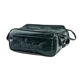 6th Sense Bait Bag – Large Capacity Tackle Storage, Dual-Zippered, Clear-View Window, and Convenient Grab Handles (Black)