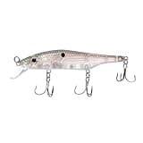 Bill Lewis Scope-Stik 120 Suspending 4'-6' Jerkbait Fishing Lifelike Freshwater & Saltwater Lure with Mustad UltraPoint Triple Grip Hooks, PRO Green Gizzard Clear
