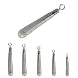Reaction Tackle Tungsten Drop Shot (Silver, Skinny, 3/16)- Tie on
