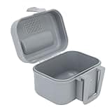 RiToEasysports Fishing Live Bait Box, Bait Cooler Box Plastic Bait Holder Heat Live Bait Container Grey (S: 300ML)