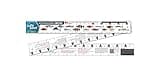 Salty Bones South Carolina Saltwater Lawstick - 36" Folding Fishing Ruler - Made in The USA