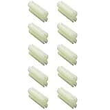 JCBIZ 10pcs Fishing Equipment Night Fishing Gear Fluorescent Rod Fishing Rod Light Clip Rod Tip Glow Fluorescent Sticks Clip Holder