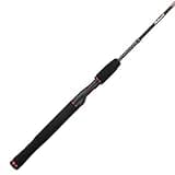 Ugly Stik 5’ GX2 Spinning Rod, Three Piece Spinning Rod, 2-6lb Line Rating, Ultra Light Rod Power, Moderate Fast Action, 1/32-1/4 oz. Lure Rating, Black