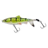 Savage Gear 3D Smash Tail Fishing Bait, 1/2 oz, Yellow Perch, Realistic Contours, Colors & Movement, Durable ABS Construction, Ultra-Sharp Treble Hooks, Metal Rivet for Enhanced Sound