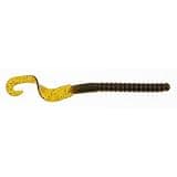 Berkley PowerBait® Power Worm Fishing Bait, Green Pumpkin, 7in | 18cm, Irresistible Flavor, Classic Curly Tail Worm Profile, Ideal for Spring, Summer and Fall Fishing