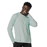 Vapor Apparel Men's Outdoor UPF 50+ Long Sleeve T-Shirt, UV Sun Protection for Fishing, Running, Hiking, XL, Seagrass