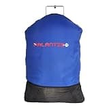 Scuba Choice Palantic Lobster Catch Gear Nylon Game Bag Net with Stainless Steel Handle, 27"x17.5", Durable & Lightweight, Easy Clip Closure for and Fish Catching (Blue)