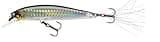 Yo-Zuri 3DB Jerkbait Suspending Lure, Prism Silver Black, 3 1/2-Inch