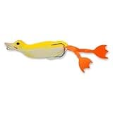 Savage Gear 3D Hollow Body Fruck Fishing Bait, 1 oz, Yellow, Realistic Contours, Colors & Movement, Soft Collapsible Body, Heavy-Duty Double Hook, Snag-Free Design