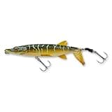 Savage Gear Pike Smash Tail Fishing Bait, 1 1/3 oz, Pike, Realistic Contours, Colors & Movement, Durable ABS Construction, Ultra-Sharp Treble Hooks