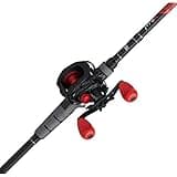 Abu Garcia 6'6" Max X Black Baitcast Combo Combo, 1 Fishing Rod, Right Reel Handle Position