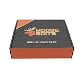 Moose Baits Mystery Tackle Box Freshwater Fishing Kit | Bass | Trout | Crappie | Bluegill | Perch | Sunfish | Largemouth Bass | Smallmouth Bass | Topwater Multi-Species Fishing Kit