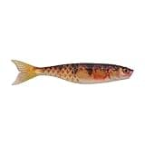 Berkley PowerBait PowerStinger Fishing Soft Bait, HD Yellow Perch, 3 1/2"
