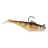 Berkley PowerBait Pre-Rigged Swim Shad Fishing Bait, HD Yellow Perch, 3in | 8cm, Irresistible Scent & Flavor, Realistic Profile, Ready-to-Fish, Ideal for Bass, Walleye, Pike and More