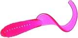 Mister Twister LB20-6 Lil' Bit Curly Tail Grub, 1", Pink, 20 Pack, Multi, One Size