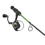Lew's Crappie Thunder Spinning Reel and Fishing Rod Combo, 5-Foot 6-Inch 2-Piece IM6 Graphite Blank, Size 75 Reel, Right or Left-Hand Retrieve, Crappie Thunder Green