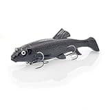 Savage Gear 3D Sucker Freshwater Fishing Lure, Black, 9in, Perfect for Musky, Pike, and Walleye