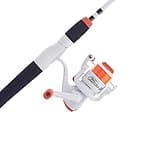 Shakespeare Customize-It Kids Spinning Reel and Fishing Rod Combo, Includes 170 Stickers, Pre-Spooled with 6lb Line, Oil Felt Drag, Right/Left Handed Design