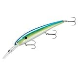 BANDIT LURES Walleye Deep Minnow Jerkbait Fishing Lure, Fishing Accessories, Dives ro 27-feet Deep, 4 3/4", 5/8 oz, Neon Shad, (BDTWBD2D78)