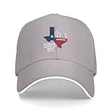 WETEYAFU Tx Texas Independence Day 1836 Austin Baseball Cap Men Women Adjustable Trucker Hat Dad Hat Gray