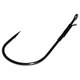 Gamakatsu Heavy Cover Worm Hook-4 Per Pack (Black, 3/0)