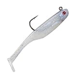 Strike King (SKHM3-84) Homing Minnow Fishing Lure, Pre-Rigged Soft Plastic Swimbait, Optimized for Live Sonar, Realistic Minnow Profile, 3-Inches, 1/4-Ounce, 3/0 Hook, 3-Pack, Pearl