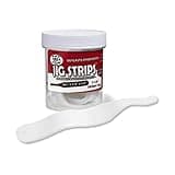Jig Strips Skinny Tail Bait Trailer 5 1/4" x 5/8" (Ghost White)