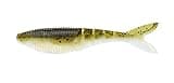 Gary Yamamoto Zako 4' Multi-Use Soft Plastic Fishing Angling Swimbait Lure Designed to Mimic Bluegill or Shad - 6 Pack, Green Pumpkin/036 Laminate