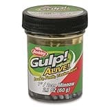Berkley Gulp! Alive! Minnow Fishing Bait, Green Shiner, 1in, Extreme Scent Dispersion, Realistic Minnow Profile, Ideal for Bass, Trout, Walleye, Panfish and More