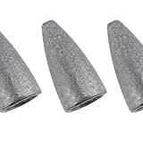 Dr.Fish 50 Pack Bullet Fishing Sinkers Worm Weights Lead Fishing Weights Bass Fishing Sinker Freshwater Texas Carolina Rig Punch Shot 1/4oz