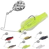 Mini-Spinner-Baits-for-Bass-Fishing-Lures-Colorado-Spinnerbait-Top-Water-Micro-Spinner-Smallmouth-Pan Fish Bait Crappie Lure Sets 1/8 1/4oz