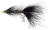 Woolly Bugger Crystal Black Bead Head Flies - Tied on Mustad Signature Fly Hooks use for Trout and More (12ct - Hooks #4-10) (Assortment)