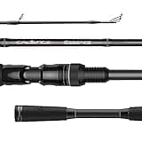 Candence Essence Baitcaster Rod, Lightweight 24-Ton Carbon Fiber Baitcasting Rod with One or Two Piece, Exclusive for Bass Catfish, Extremely Sensitive Water Drop Fishing Rod, Stainless Steel Guides