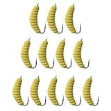 1 Dosen - Fishing Gear and Equipment, Tackle Bass Lure Fish Stuff - Fly Fishing Accessories Crankbait Supplies Worms Bait Kit - Trout Crappie Lures or Jigs, Swimbait for Freshwater Saltwater Top Water