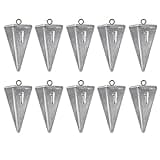 Fishing Weights Sinkers Pyramid Sinkers Surf Fishing Sinkers for Saltwater Fishing Gear Tackle 1oz 2oz 3oz 4oz 5oz 6oz 8oz 10oz 12oz 14oz 16oz