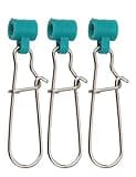 Facikono Fishing Line Sinker Slides Catfishing Rig, Saltwater Heavy Duty Sinker Weights Connector with Duo Lock Snaps