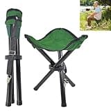 Travel Folding Camping Stool, (Sol·d by→Cenbee) Use Height 14" and Max Weight 300 lbs Outdoor Portable Party Chair Fishing Chair Seat for Camping Fishing Hiking Gardening and Beach Painting
