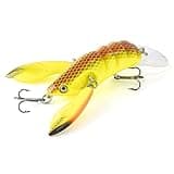 Dr.Fish Crawfish Crankbait Fishing Lure Bass Fishing Crankbait, 2.5" Hard Craw Fishing Bait with Lip and Treble Hooks Crayfish Crawdad Jerkabti for Bass Trout Walleye Freshwater