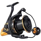 Dr.Fish Saltwater Spinning Reels, Full Metal Surf Fishing Reel, 13 +1 BB, 52 LB Max Drag Ocean Sea Fishing Reel, Heavy Duty Long Cast Offshore Trolling Reel Beach Casting