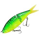 HADORAM Sinking Blugill Glide Bait with Metal Joint Animated Slow Sinking Fishing Lure for Freshwater Saltwater Bass Trout Shad Lifelike Fishing Tackle (Color manual01)