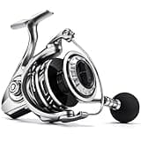 Piscifun NautiX Spinning Reel, Aluminum Spinning Fishing Reel, CNC Aluminum Gear, 33LBs Max Drag, 8+1 Sealed BB, 5.4:1 Gear Ratio, Smooth Powerful Freshwater Saltwater Spinning Reel, 6000 Series